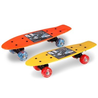 Deskorolka mała fishboard ze świecącymi kołami 43 cm ARTYK