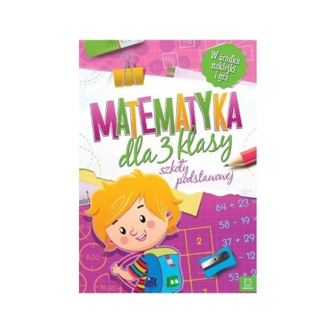 Książka Matematyka dla klasy 3 ćwiczenia zbiór zadań AKSJOMAT