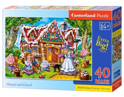 PUZZLE 40 EL.MAXI HANSEL&GRETE CASTOR