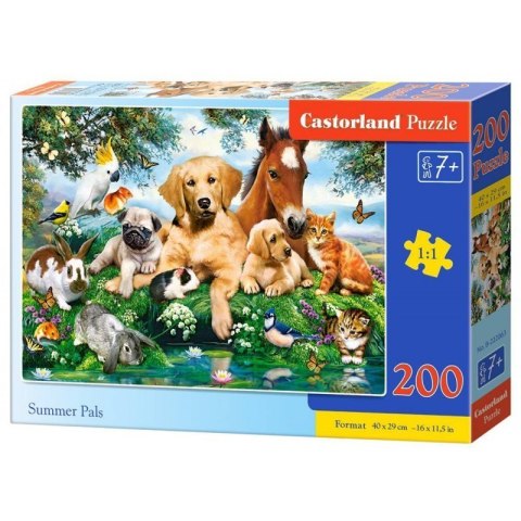Puzzle 200 elementów Summer Pals CASTOR