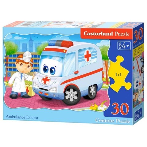 Puzzle 30 el. ambulance doctor CASTOR