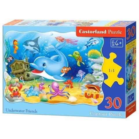Puzzle 30el. underwater friend CASTOR