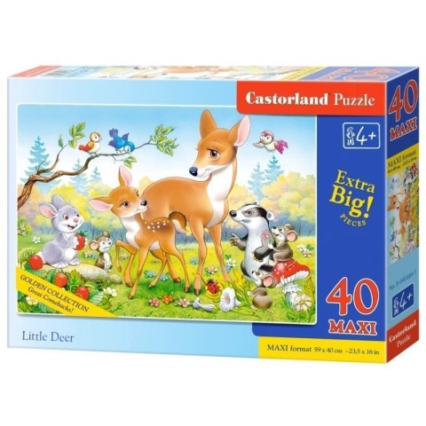 Puzzle 40el.maxi little deer CASTOR