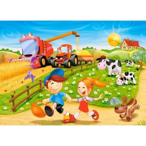 Puzzle 60el.summer countryside CASTOR