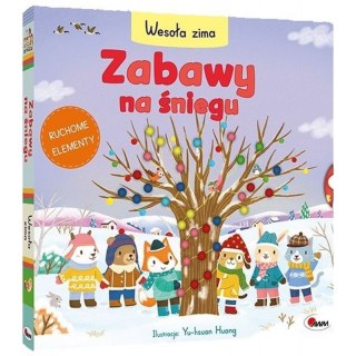 Wesoła zima zabawy na śniegu AWM WYDAWNICTWO