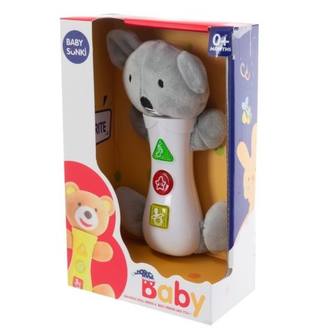 Zabawka dźwiękowa koala interaktywna grająca 19x11 cm EUROBABY ZABAWKI