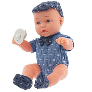 Lalka dzidziuś niemowlak bobas 30 cm ze smoczkiem EUROBABY ZABAWKI