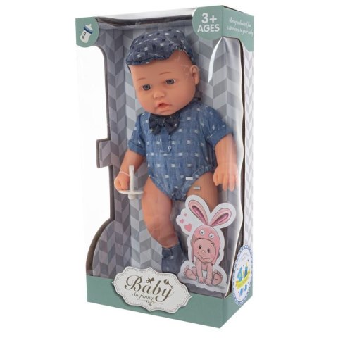 Lalka dzidziuś niemowlak bobas 30 cm ze smoczkiem EUROBABY ZABAWKI
