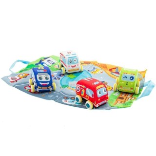 Zabawka miękkie samochodziki EUROBABY ZABAWKI EUROBABY ZABAWKI