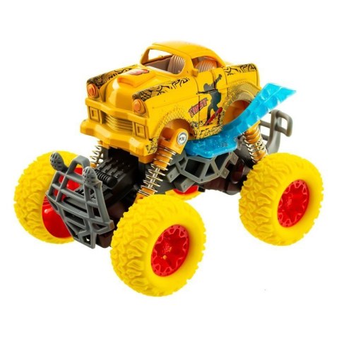 Auto monster truck samochód metalowy dźwięk światło EUROBABY ZABAWKI