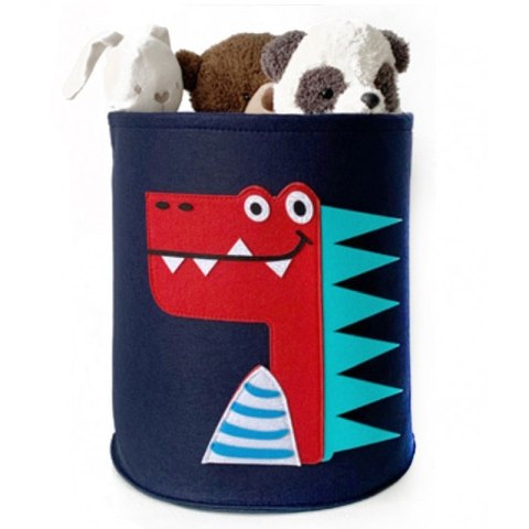 Kosz pojemnik na zabawki worek filcowy organizer 35x35 cm
