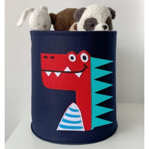 Kosz pojemnik na zabawki worek filcowy organizer 35x35 cm