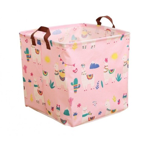 Pojemnik na zabawki kosz worek na pranie 31x31x31 cm OR99WZ9