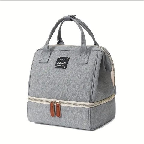 Torba organizer do wózka torebka szara 26x23x18cm