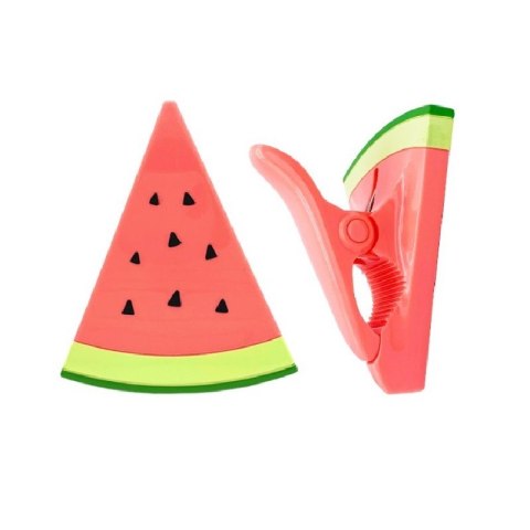 Klamry do ręczników klipsy spinki na plażę Arbuz 12 cm 2 szt