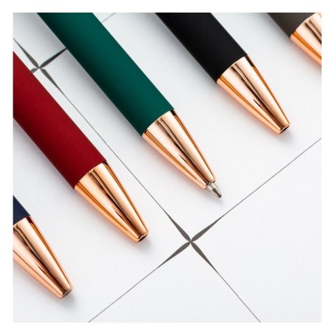 Długopis metalowy rysik touch pen szary czarny wkład