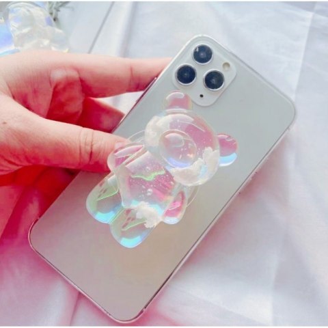 Uchwyt do telefonu teleskopowy podstawka stojak miś bear