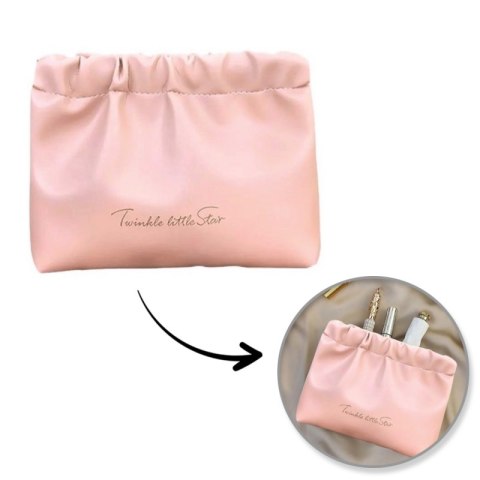 Kosmetyczka saszetka organizer do torebki ekoskora S