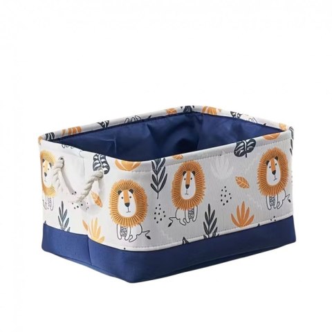 Pojemnik na zabawki kosz organizer lwy 30x40x22 cm