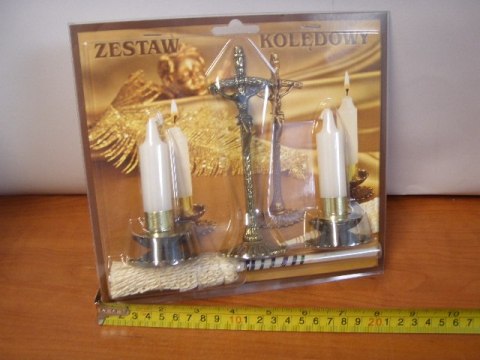 Zestaw kolędowy + kropidło na blistrze