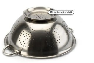 Durszlak metalowy głęboki 28cm 480628