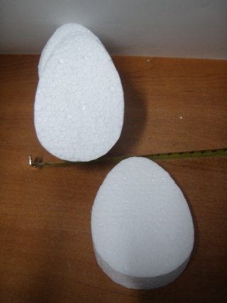 Jajko 5szt. styropianowe 10/2cm | 1711