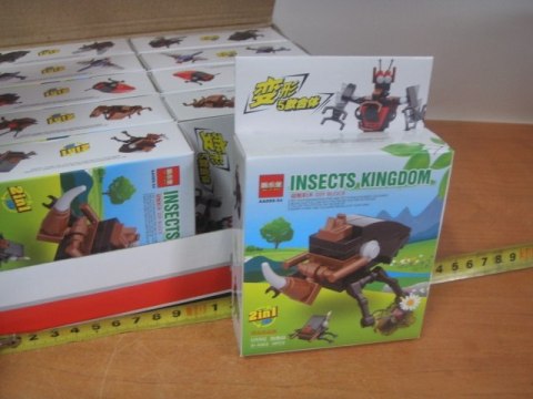 Klocki INSEKTY 10szt. pud. | 4587