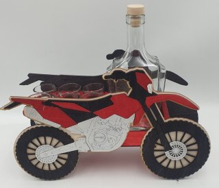 Karafka + 6 kieliszków MOTOR CROSS 18 urodziny