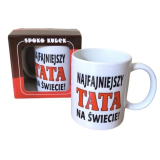 Kubek w ozdobnym opakowaniu Najfajniejszy Tata na Świecie 300 ml