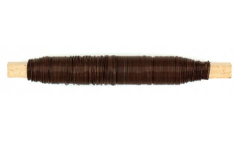 Drut florystyczny brązowy 0,7mm 100g | DA-0041
