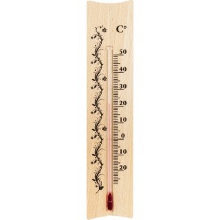 Termometr pokojowy ze wzorkiem (-20°C do +50°C) 18cm mix 011300