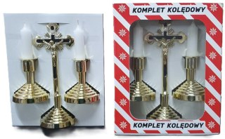 Komplet kolędowy zestaw złoty