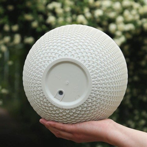Doniczka wisząca kremowa mała 21 cm ROS11K