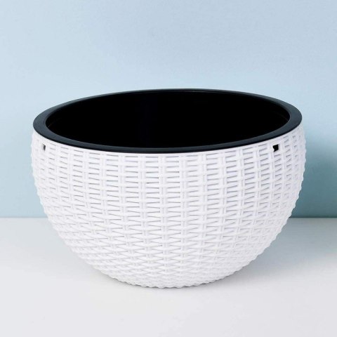 Doniczka wisząca szara mała 21 cm ROS11SZ