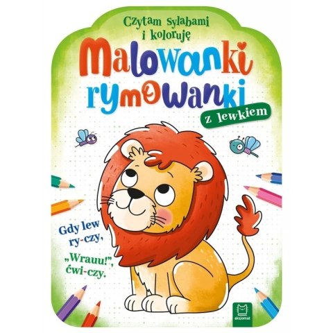 Kolorowanka edukacyjna malowanka książeczka z lewkiem Aksjomat