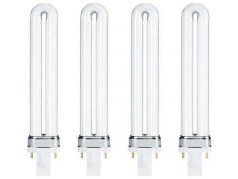 Świetlówka UV 9W do lampy UV - zapas 4 sztuki