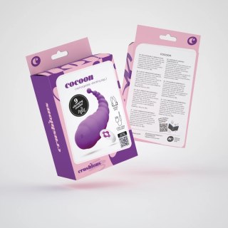 Crushious Cocoon Bezprzewodowe Jajko Wibrujące Fioletowe 9 Trybow USB