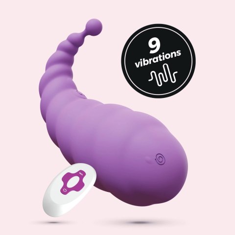 Crushious Cocoon Bezprzewodowe Jajko Wibrujące Fioletowe 9 Trybow USB
