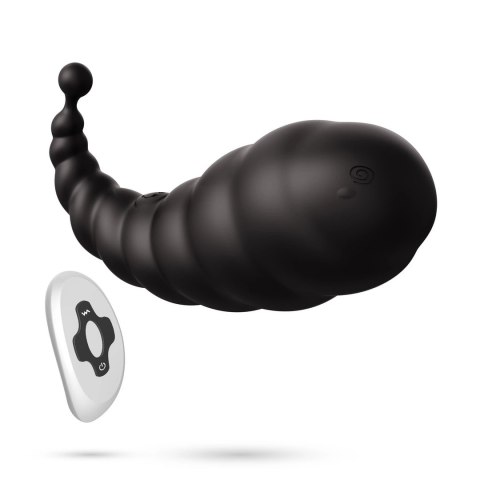Crushious Cocoon Czarny - Wibrujący System Intymny z Pilotem USB