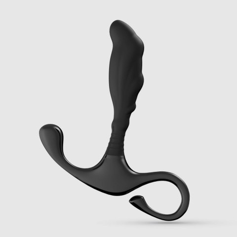 Crushious Djinn - silikonowy masażer stref intymnych, czarny, 10,5 cm