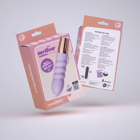Crushious Mellow Bubbles Mini Wibrujący Masażer Lavender 11 cm