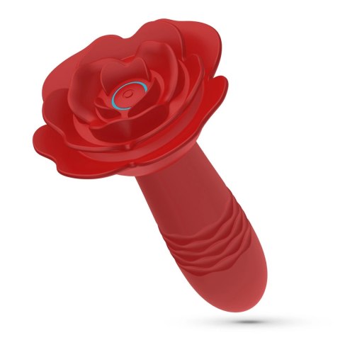 Crushious Romeo Rożana Maszyna Intymna z Pilotem, Czerwona, 14,2 cm