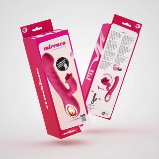Mirenca Wiggle Rabbit Pink - wielofunkcyjny masażer silikonowy 22,5 cm