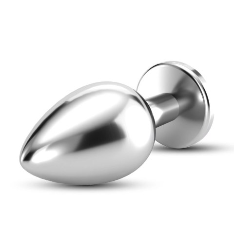 Crushious Bijou Anal Plug Large Czarny z Kryształem 8cm 4,1cm