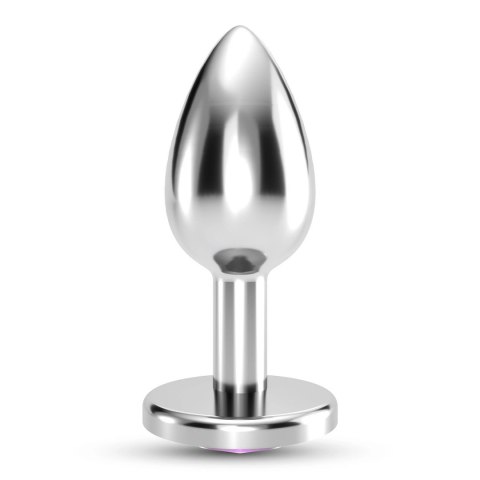 Crushious Bijou Metalowy Plug z Kryształem Rożowy M 7cm
