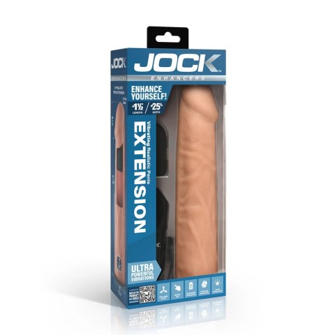 Enhancers Wibrująca Nakładka Anatomiczna z Pilotem 22 cm Light