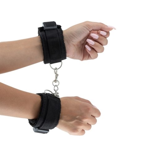 Master & Cummander Zestaw Akcesoriow Bondage 11 Elementow Czarny