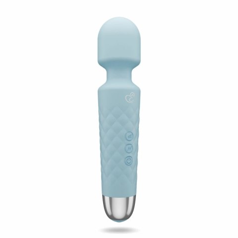 EasyToys Wand Collection Mini Masażer USB 18 trybow Niebieski