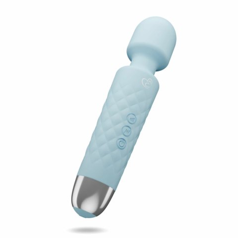 EasyToys Wand Collection Mini Masażer USB 18 trybow Niebieski