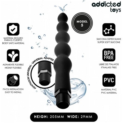 Addicted Toys Model 5 - System higieny intymnej z uniwersalnym adapterem